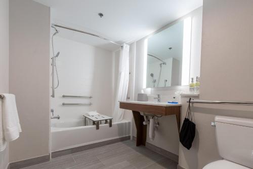 A bathroom at Holiday Inn Express & Suites Arlington North – Stadium Area, an IHG Hotel