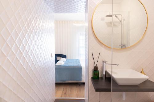 Vonios kambarys apgyvendinimo įstaigoje Barra Apartament Design