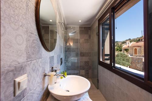 Bathroom sa Villa Galanis