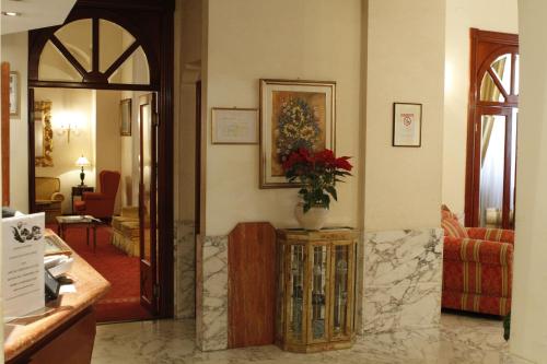 Ruang duduk di Hotel Pace Helvezia