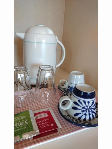 岩盤浴　慈の癒にあるコーヒーまたはお茶