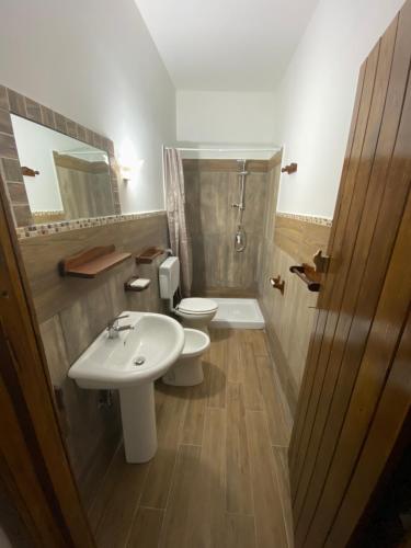 Koupelna v ubytování La Casa di Michele