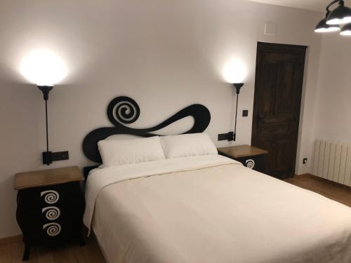 Кровать или кровати в номере La Capilla del Corral