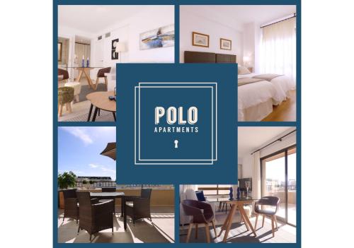 Et opholdsområde på Polo Apartments 7B