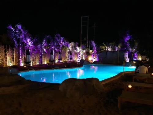 The swimming pool at or close to Nana's philoxenia