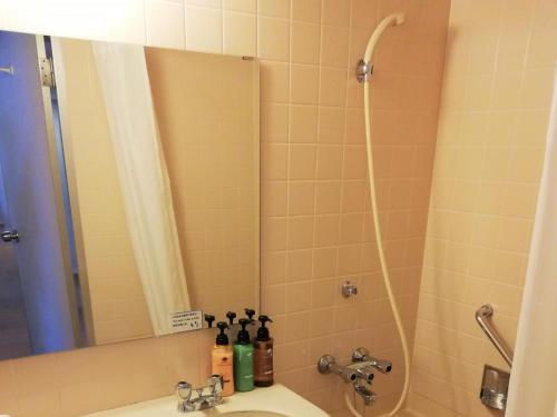 Koupelna v ubytování Hotel Tetora Spirit Sapporo