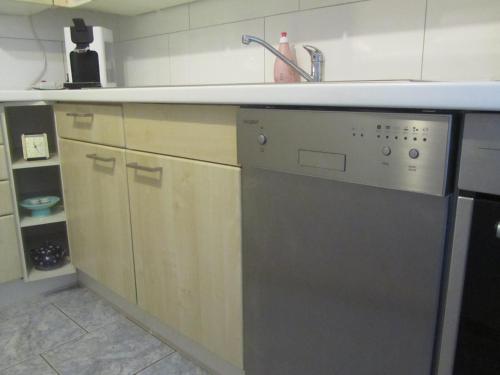 Kuchyň nebo kuchyňský kout v ubytování Apartment für zwei