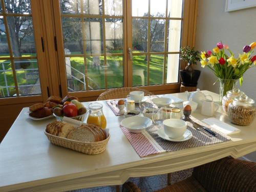 Opcije za doručak na raspolaganju gostima u objektu La Roseraie