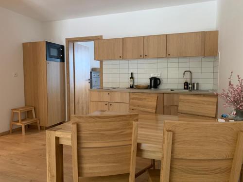 Η κουζίνα ή μικρή κουζίνα στο YASNA Apartments