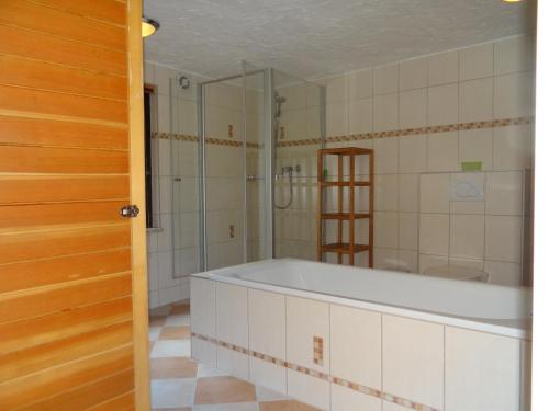 Koupelna v ubytování Haus Am Bachgasse
