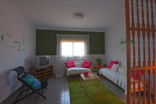 A seating area at La Casa del Huerto