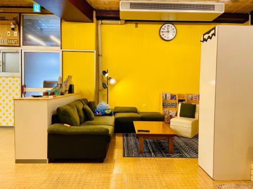 Posezení v ubytování Hostel Furoya