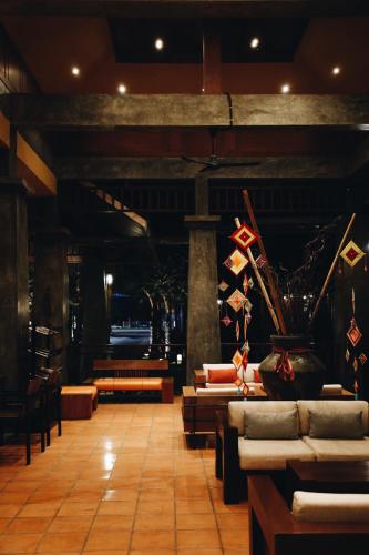 Ruang duduk di Hotel de l'amour SHA PLUS