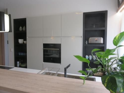 Dapur atau dapur kecil di Lovely Guesthouse Lier