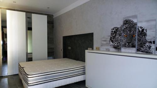 Katil atau katil-katil dalam bilik di Apartment les Sablettes panoramic sea view