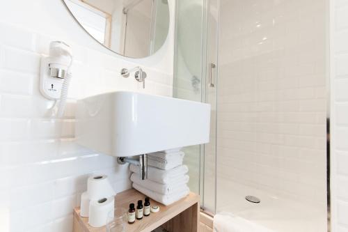 Et badeværelse på La Casa de Antonio Boutique Rooms