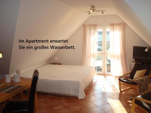 Postel nebo postele na pokoji v ubytování Kleine Auszeit