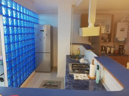 Virtuvė arba virtuvėlė apgyvendinimo įstaigoje SENSATION BLUE
