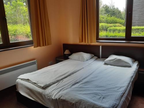 Postel nebo postele na pokoji v ubytování Apartments B06 in TERRA complex