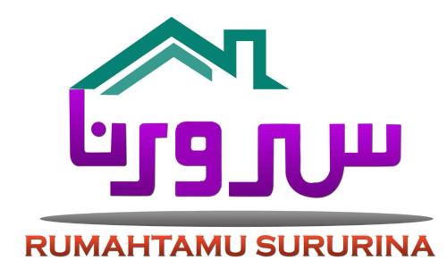un logotipo para una empresa inmobiliaria con una casa en RumahTamu SURURINA, en Kota Bharu