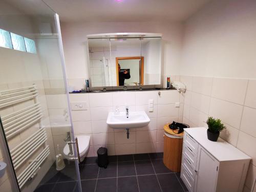Koupelna v ubytování Ferienappartement -Hof Baum