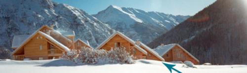 Le Baoùba Hameau des Chazals Nevache Hautes Alpes durante l'inverno