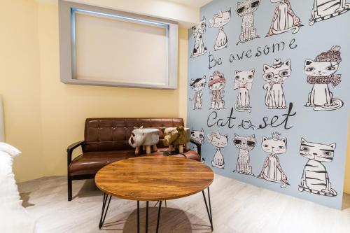 Zona de estar de Talent Hotel