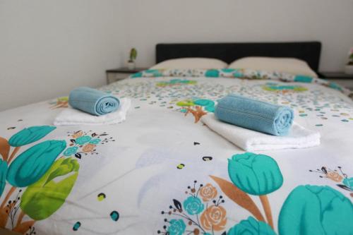 Llit o llits en una habitació de Apartman Vlačić