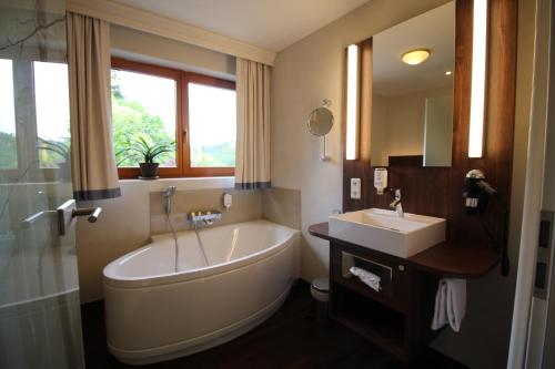 Ванная комната в Landhotel Am Rothenberg