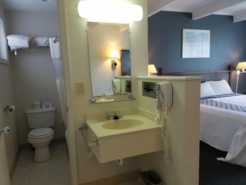 Koupelna v ubytování Travelodge by Wyndham Lake George NY