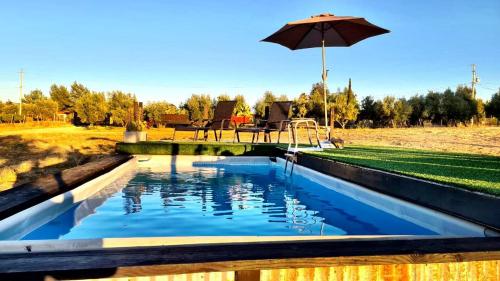 Πισίνα στο ή κοντά στο Finca Vidandrei CASA MAZAHUA