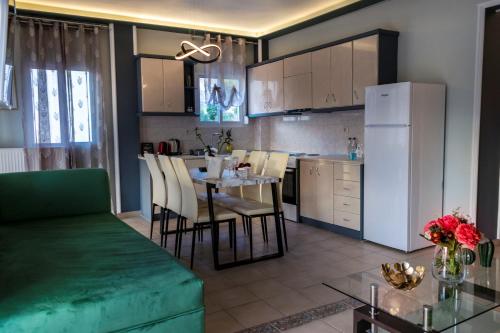 Η κουζίνα ή μικρή κουζίνα στο Family Inn Apartments&suites