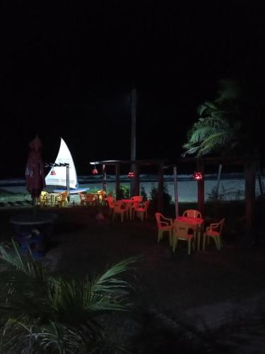 Un jardín fuera de Pousada Recanto das Fontes