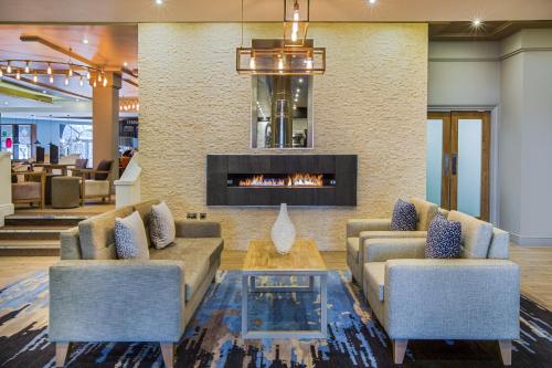 Χώρος καθιστικού στο Crowne Plaza Solihull by IHG