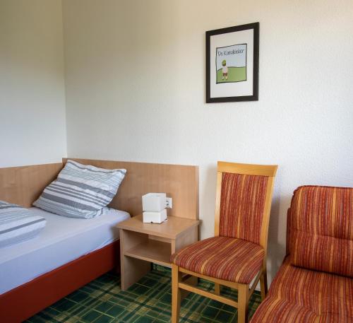 Postel nebo postele na pokoji v ubytování De Kanalkieker Apartmenthaus Meier