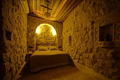 Katil atau katil-katil dalam bilik di Cappadocia Cave Lodge