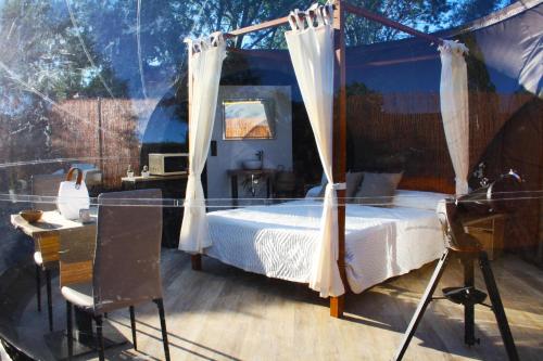 Postel nebo postele na pokoji v ubytování Gredos Estelar