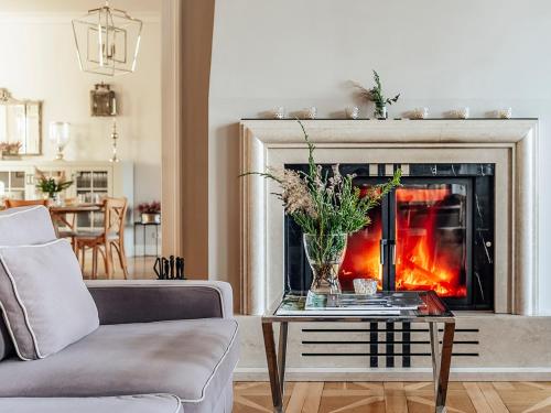 Χώρος καθιστικού στο Weranda Home