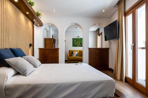Katil atau katil-katil dalam bilik di Hotel Antantie