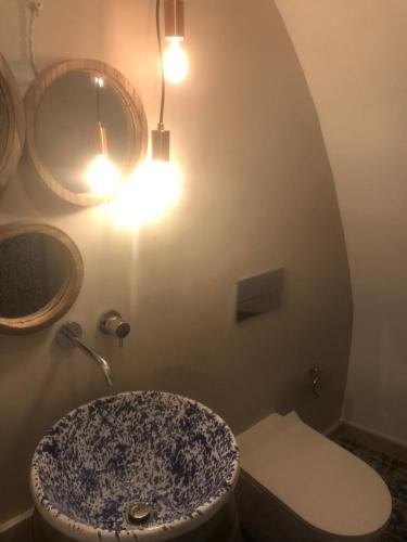 Koupelna v ubytování Il Galletto Viola, luxury room & suite
