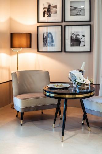 Coin salon dans l'établissement La Locanda Del Conte Mameli