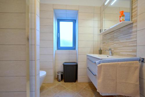 Koupelna v ubytování Apartments Depope
