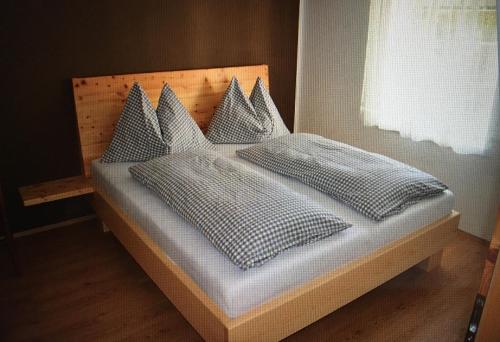 Säng eller sängar i ett rum på Wastlhof am Kreischberg