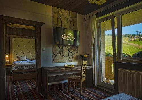 Grand Hotel**** Bachledka Strachanにあるベッド