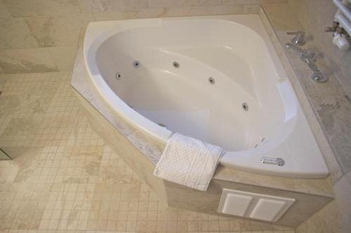 Bilik mandi di Boardinghouse Offenbach Service Apartments