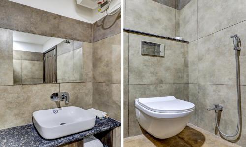 
A bathroom at Hotel Bikalal, Bikaner

