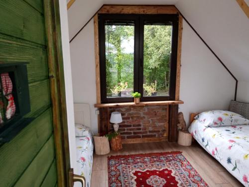 Кровать или кровати в номере Visoko Gorani Cottage