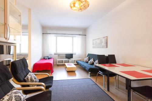 Khu vực ghế ngồi tại Apartment Hotel Tampere MN