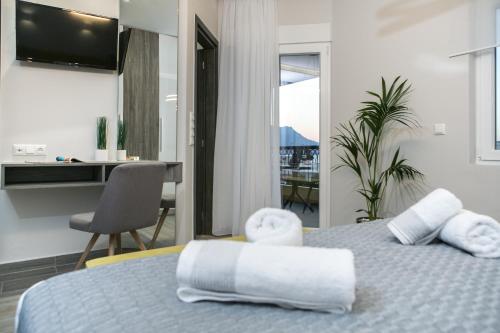 Postel nebo postele na pokoji v ubytování Limosa Luxury Residences