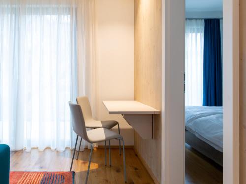 Voodi või voodid majutusasutuse Premium Green Apartments Vienna toas